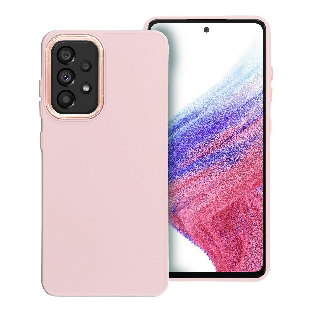 Levně Case4Mobile Pouzdro FRAME pro Samsung Galaxy A52 5G /Galaxy A52 LTE (4G) /Galaxy A52s 5G - pudrově růžové