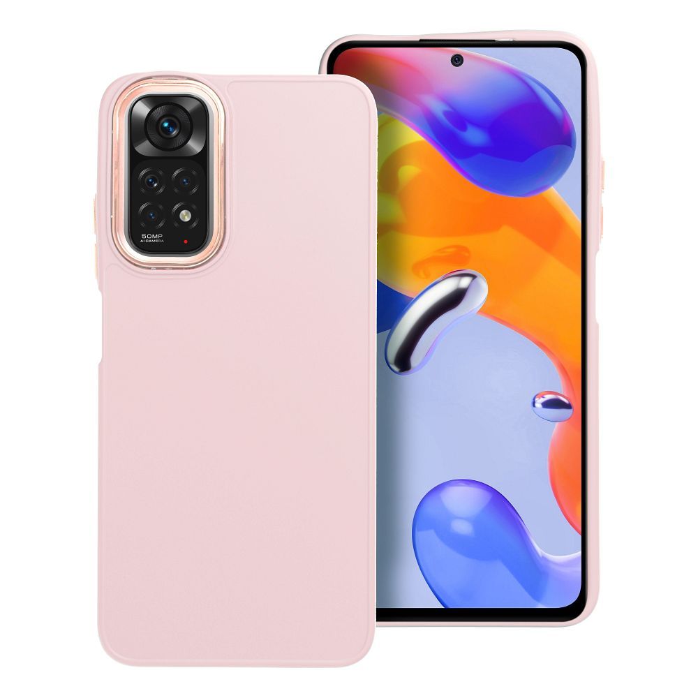 Levně Case4Mobile Pouzdro FRAME pro Xiaomi Redmi Note 11 /Redmi Note 11S - pudrově růžové