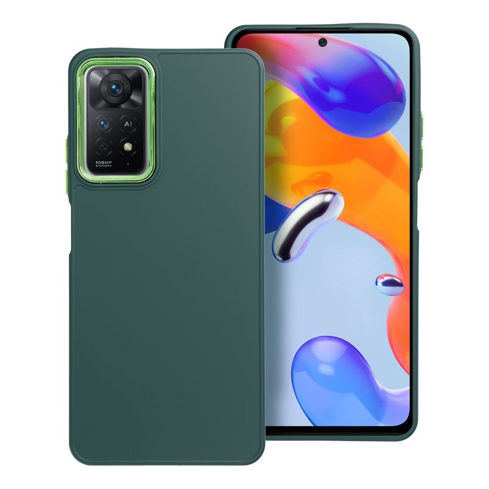 Levně Case4Mobile Pouzdro FRAME pro Xiaomi Redmi Note 11 Pro /Redmi Note 11 Pro 5G - zelené