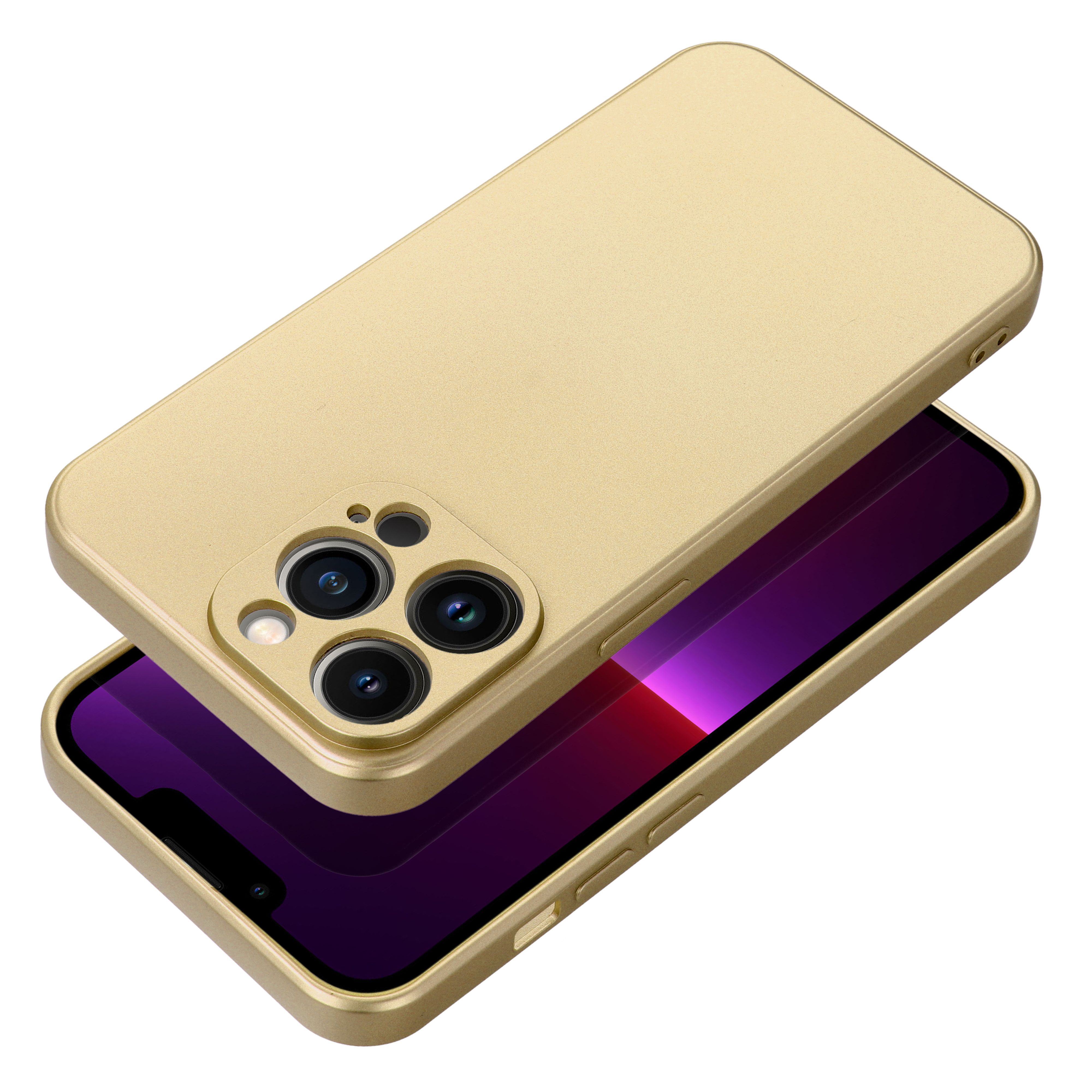 Levně Case4Mobile Pouzdro METALLIC pro iPhone 14 Plus - zlaté