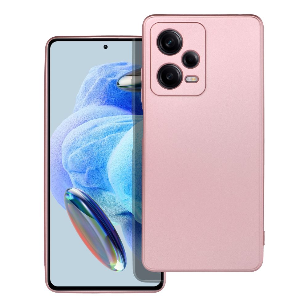 Levně Case4Mobile Pouzdro METALLIC pro XIAOMI Redmi NOTE 12 Pro 5G - růžové