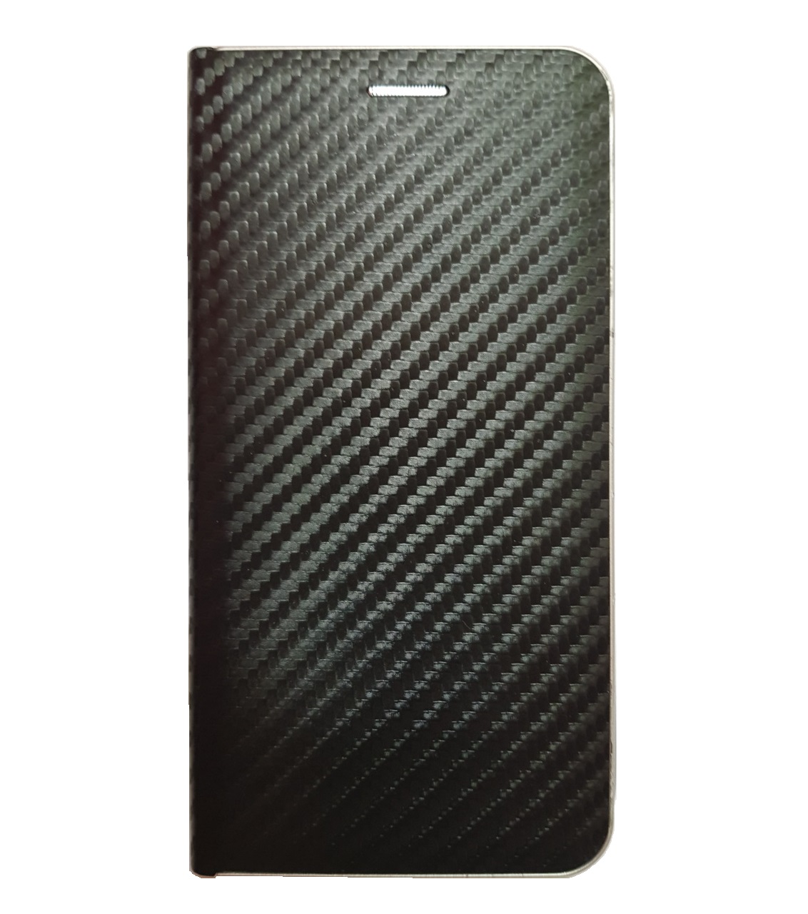 Levně R2Invest Kožené pouzdro CARBON pro Huawei Mate 20 Lite - černé