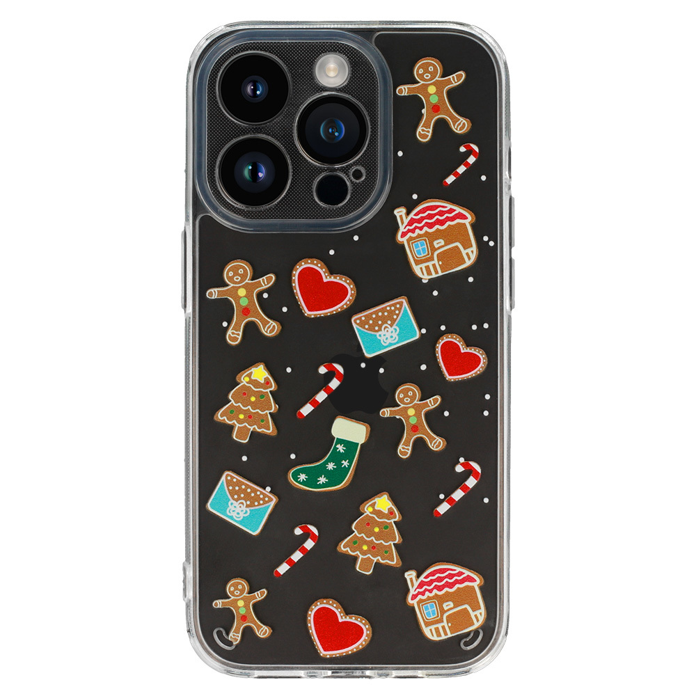 Levně Tel Protect Christmas průhledné pouzdro pro Samsung S23 Ultra - vzor 2 Sweet cookies