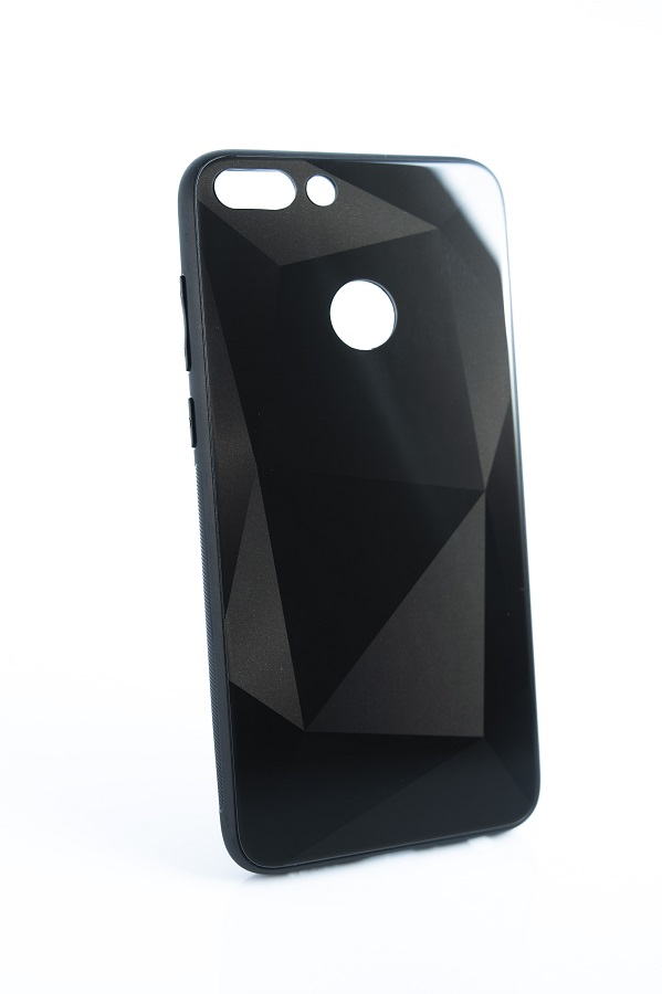 Levně R2Invest Glass case 3D Diamond pro Samsung Galaxy J4 Plus (2018) J415 - černý