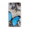 C4M Slikonový obal BLUE BUTTERFLY pro DOOGEE X5 MAX