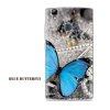 Slikonový obal BLUE BUTTERFLY pro DOOGEE X5 MAX