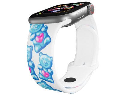 Apple watch řemínek Medvídci řemínek bílý