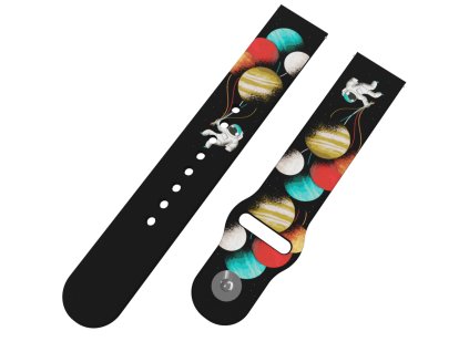 BALÓNKY Z PLANET řemínek 22 mm0295 Z40 BLK A