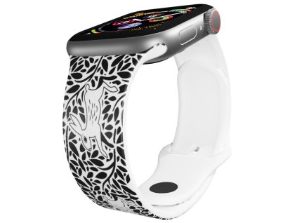 Apple watch řemínek Běží liška k táboru (Rozměr 42/44/45/46/49mm)