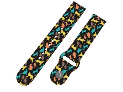 KOČIČKY řemínek 22 mm0155 K41 BLK A