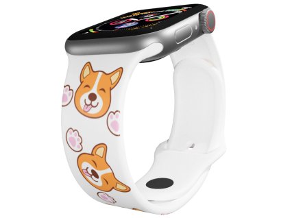 Apple watch řemínek PesApple watch Apple watch řemínek PesPes bílý