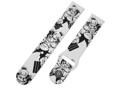 FITNESS JOCKER řemínek 20 mm0122 F08 WHT A