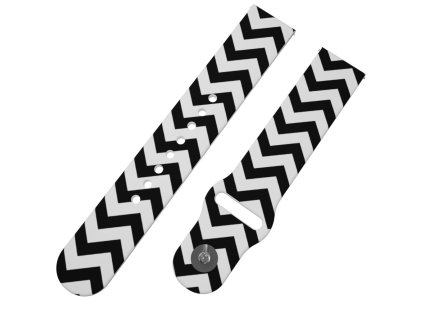 CIKCAK PRUHY řemínek 20 mm0126 F02 WHT A