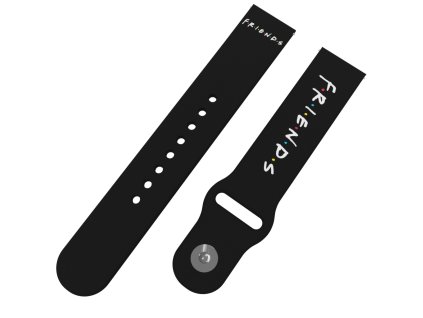 FRIENDS - LOGO řemínek 20 mm0055 J03 BLK A
