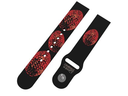 GOT 1 - DRAČÍ VEJCE řemínek 20 mm0139 G40 BLK A