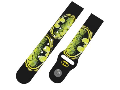 BATMAN 11 řemínek 22 mm0179 G17 BLK A