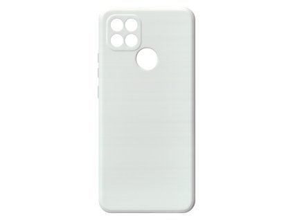 Jednobarevný kryt bílý na Oppo A15OPPO A15 white