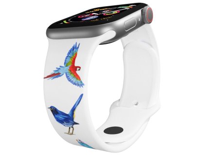 Apple watch řemínek PtáčciApple watch Apple watch řemínek PtáčciPtáčci bílý