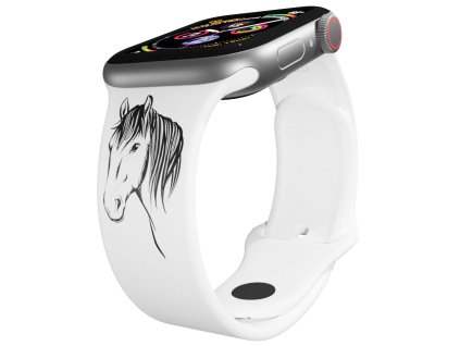 Apple watch řemínekApple watch řemínek KůňKůň bílý