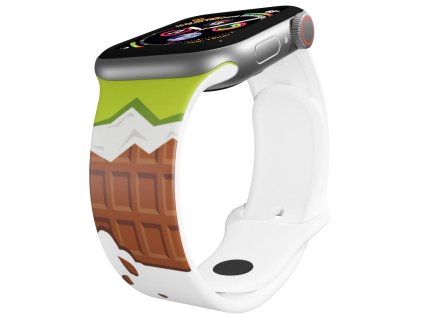 Apple watch řemínek Kakaové boby bílý