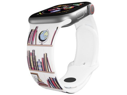 Apple watch řemínek Knihy (Rozměr 42/44/45/46/49mm)
