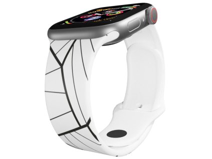 Apple watch řemínek Mnohoúhelníky bílý