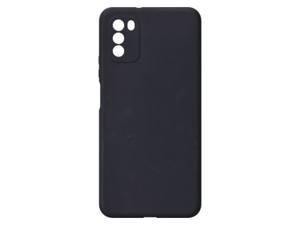 26348 jednobarevny kryt cerny na xiaomi poco m3xiaomi poco m3 black