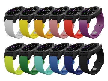 Jednobarevný náhradní řemínek 22mm