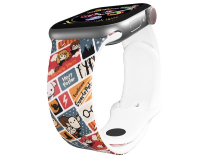 Apple watch řemínek Harry Potter - Harry potter charms bílý