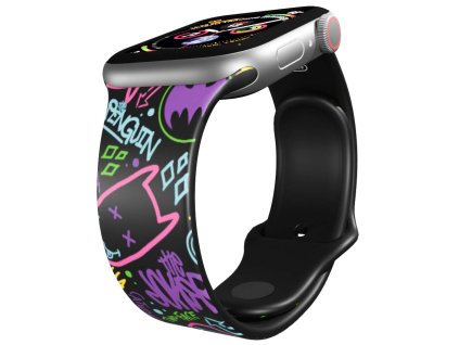 Apple watch řemínek Batman - Graffiti černý