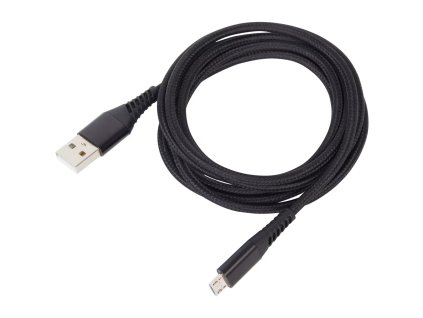 Nabíjecí a datový kabel Micro USB (Barva Černo-Šedý)