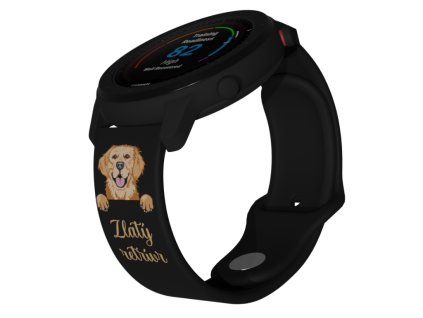 33103 2 f98 zlaty retrivr 20 22mm strap zavreny blk