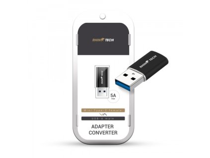33151 4 rhinotech redukce usb c na usb a 3 0 cerna