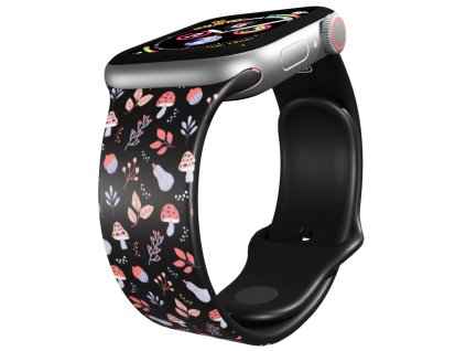 Apple watch řemínek Kouzelný podzim černý
