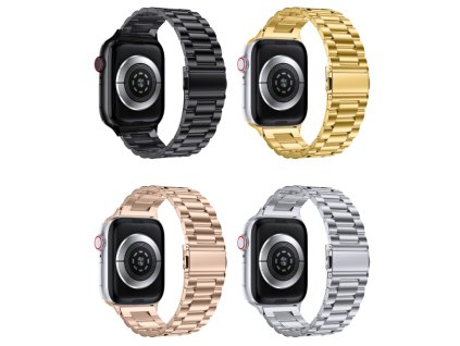 Celokovový řemínek pro Apple Watch 38/40/41/42(S10)mm (Barevná varianta Stříbrná)