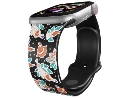 Apple watch řemínek Samolepky Halloween (Rozměr 42/44/45/46/49mm)