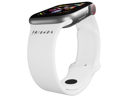 Apple watch řemínek Friends - Logo bílý