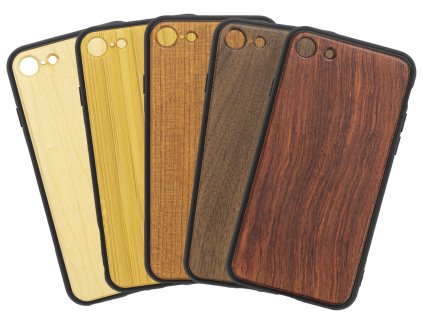 Dřevěný kryt pro iPhone 7/8/SE 2020 (Barevná varianta Ořech)