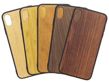 Dřevěný kryt pro iPhone XR (Barevná varianta Ořech)