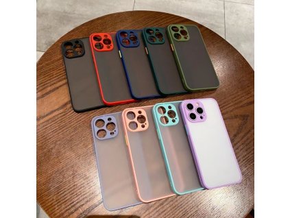 Frosted kryt pro iPhone (Barva levandulová, typ XS MAX)