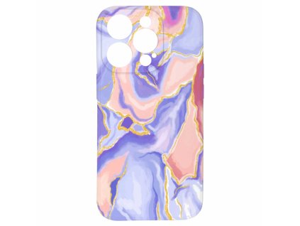 60552 kryt fialovo ruzovy mramor pro iphone 15 pro