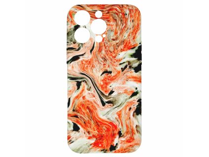 60867 kryt oranzovy mramor pro iphone 15 pro max