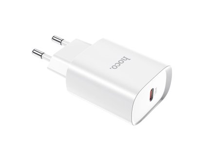 8877 1 hoco smart charging single port pd20w charger eu white 2