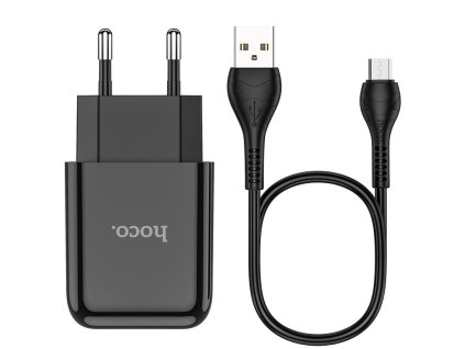8883 4 sada nabijecky a kabelu micro usb 1mhoco n2 vigour single port charger set micro 1m eu black