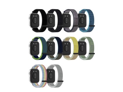 Sportnylon řemínek pro Huawei Fit 3 (Barevná varianta Bílo-Šedá)