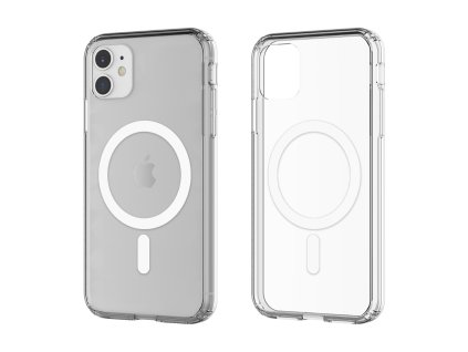 67220 pruhledny tvrzeny magsafe kryt na iphone 11
