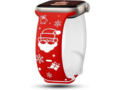 Vánoční řemínek pro Apple Watch 42/44/45/49 (typ 2)