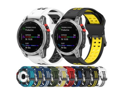 QuickFit perforovaný řemínek s přezkou 20mm (Barevná varianta Tyrkysový)