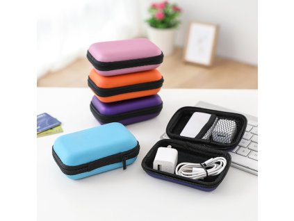 Cestovní barevné úložné pouzdro (Barva náramku Safírově modrá)