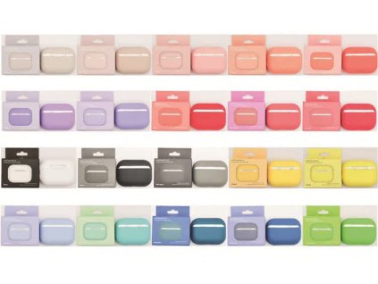 Jednobarevný obal pro AirPods PRO / 2 PRO (Barva Yellow)